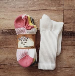 Old Navy 🚺 Mesh Sport Socks One size shoe 4-10 NIP